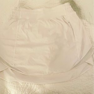 White Lululemon Golf Skirt